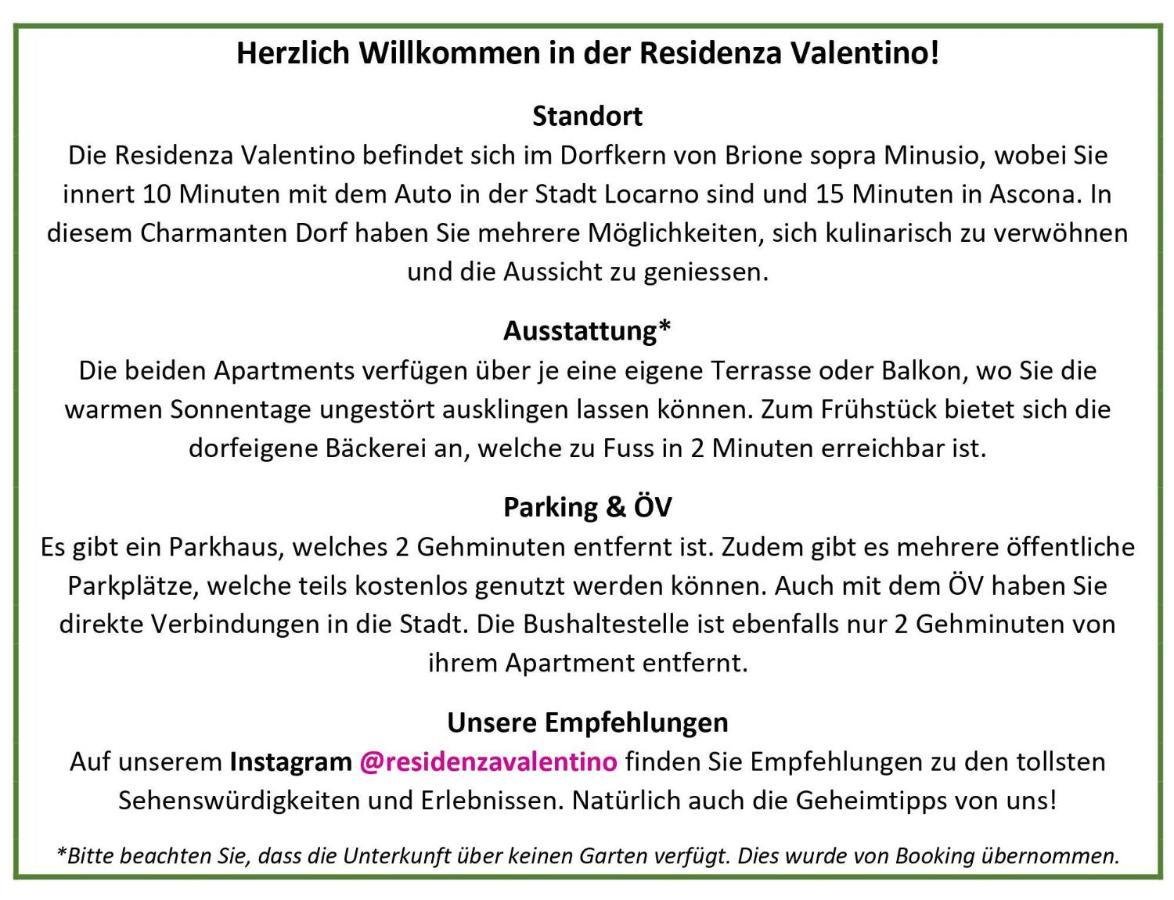 洛迦诺Residenza Valentino公寓 外观 照片